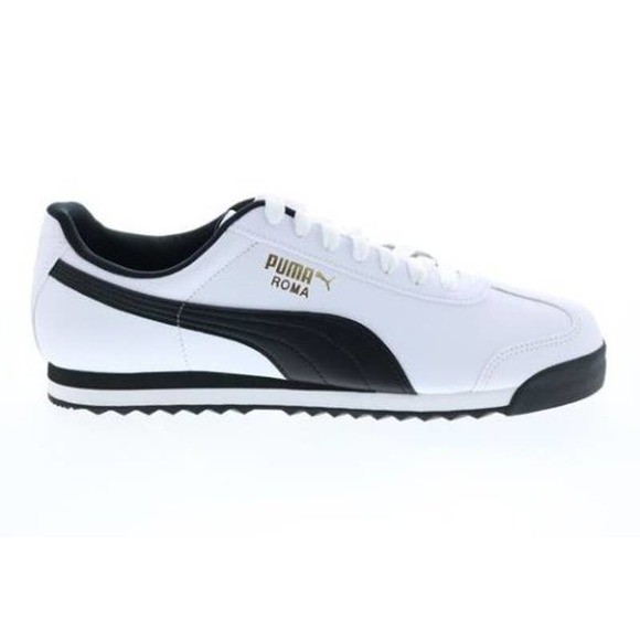 Puma Other - PUMA Roma Basic Classic 35357204 White Black Men's Shoes- Size 8.5